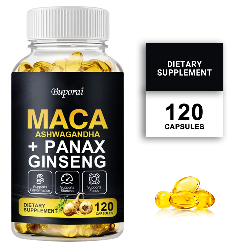 Ginger Tea - Maca, Panax Ginseng, ekstrakt z Ashwagandha