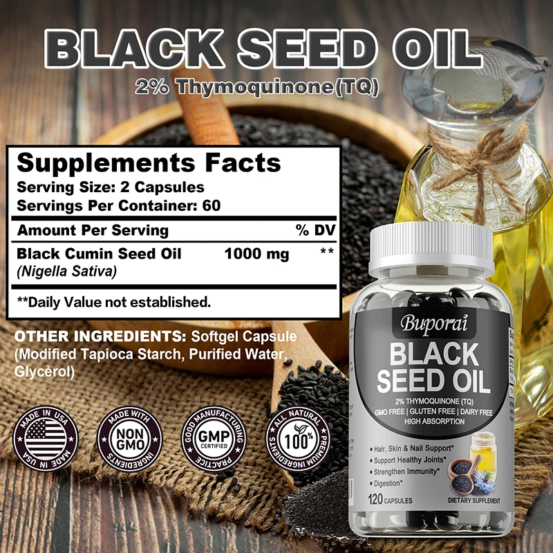 Wysokiej jakości olej z czarnu – Herbal Supplement recenzja i cena