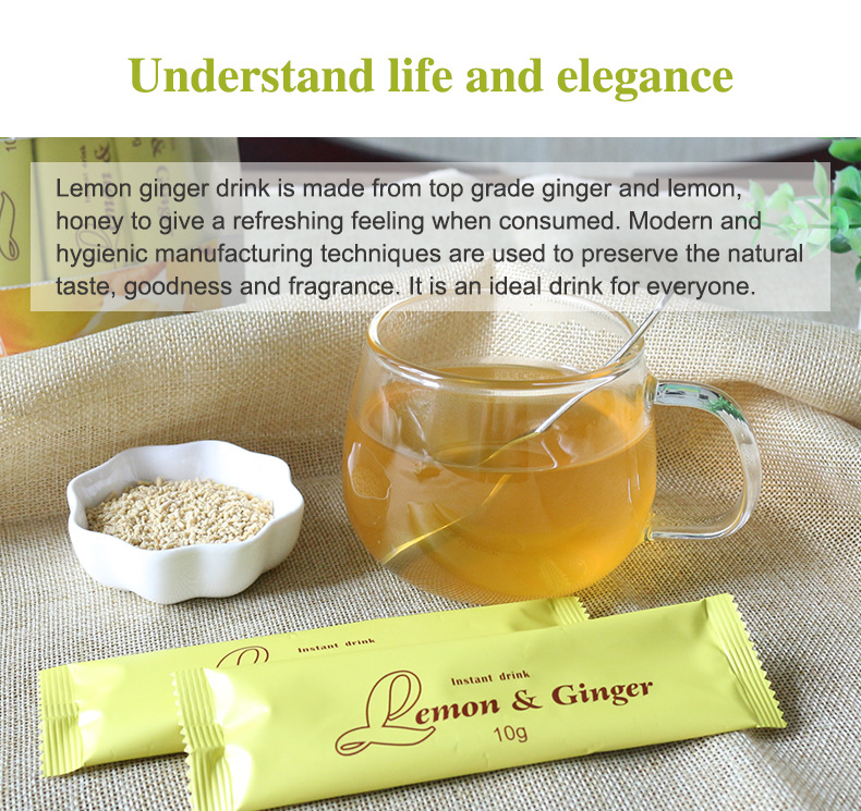 Naturalna Herbata Cytrynowo-Iń – Ginger Tea recenzja i cena